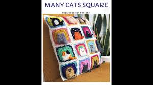 What is impressive in the granny squares is that they can be combined to make excellent crochet stuff like the blankets, throws, afghans, and placemats! How To Crochet Cat Pillow Case Cushion Cover With Easy Granny Square Pattern Part1 Youtube