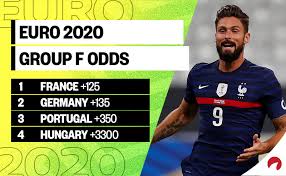 Soccerstand.com offers competition pages (e.g. Euro 2020 Group F Odds Betting Preview Odds Shark