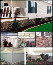 To add curb appeal and a more permanent feel to your home, consider a skirting option like this 14x70 manufactured home skirting kit from mobile home parts depot. 33 Manufactured Home Underskirting Ideas Manufactured Home Mobile Home Skirting Remodeling Mobile Homes