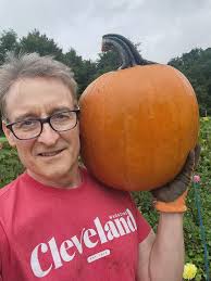 My very first pumpkin. Fall my favorite season of all🎃