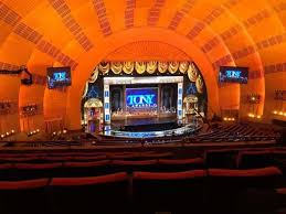 radio city music hall section 2nd mezzanine 5 row f