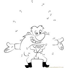 Printable yosemite sam coloring pages. Yosemite Sam Cartoon Dot To Dot Printable Worksheet Connect The Dots