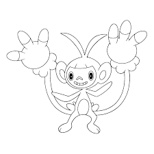 You can download and print this pokemon coloring pages aipom,then color it with. Ambipom Coloring Pages For Kids
