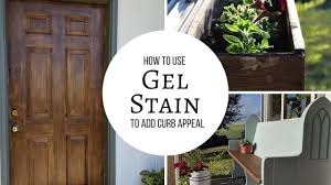If you want to apply a new stain a: Gel Stain Over Paint How To Gel Stain Your Front Door Youtube