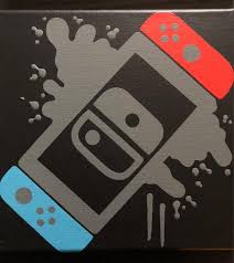 Nintendo Switch Video Game Controller Painting Video Game Etsy Video Game Decor Custom Wall Art Gaming Decor