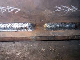 Mig Welding Techniques For Vertical Welding Uphill Downhill Welding Projects Mig Welding Welding Table