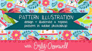 The first fabric texture that we're gonna do is a base linen fabric. Pattern Illustration Design And Illustrate A Repeat Pattern In Adobe Photoshop Emily Cromwell Skillshare