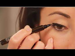 Pull the skin taut at its outer corner. Learn How To Use Liquid Eyeliner With Ease Youtube