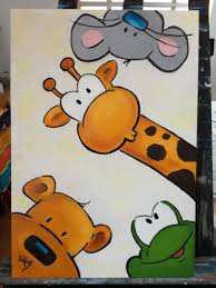 Ver más ideas sobre pinturas para niñas, pinturas, dibujos. Oleo Lienzo Animales Jirafa Rana Raton Oso Lienzo De Arte Para Ninos Lienzo De Pintura De Ninos Arte Para Ninos