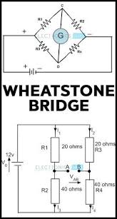 The Most Common And Simplest Bridge Network To Find The Resistance Is The Dc Wheatstone Bridge Th Wheatstone Bridge Electronic Engineering Electronics Circuit
