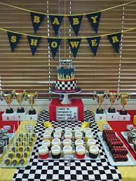 Formula One Baby Shower Party Ideas Photo 5 Of 15 Boy Baby Shower Themes Baby Boy Shower Baby Shower