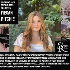 SIR spring 2023 Contributors Salute 25: Megan Ritchie Megan ...