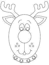 Christmas Reindeer Face Coloring Pages Christmas Stencils Christmas Colors Christmas Coloring Pages