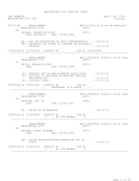 WASHINGTON CITY JUSTICE COURT LEE BUNNELL April 19, 2016 ... Pages 1-30