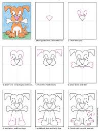 Draw A Cartoon Dog Art Projects For Kids Dog Art Projects Kids Art Projects Drawing For Kids