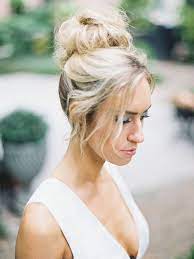 Historic Charleston Wedding With Fresh Southern Style Bridal Hair Buns Bun Hairstyles Bridal Bun