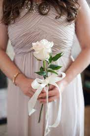 Sometimes all it takes is a few stems to create a bold statement. 30 Beautiful Single Stem Wedding Flower Bouquet Beauty Of Wedding In 2020 Simple Bridesmaid Bouquets Rose Bridesmaid Bouquet Bridesmaid Flowers
