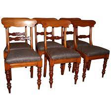 These two handsome dining chairs add sophistication to your home. Antique Dining Room Chair Group Set Of 6 For Sale At 1stdibs