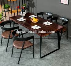 Wooden Industrial Restaurant Dining Table And Chair Wholesale View Wooden Restaurant Table And Chair Jinxinran Product Details From Shunde District Of Foshan Restaurant Tables And Chairs Table Dining Table