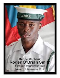 This is a sad time in the Royal Bahamas Defence Force, as we mourn the loss  of Marine Mechanic Roger O'Brian Smith Jr.
