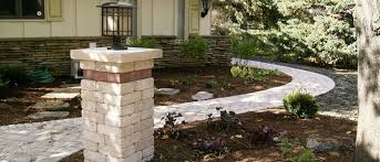They blend in well with landscaping and offer ease of maintenance. Pillars Stone Pillars Address Markers Driveway Patio