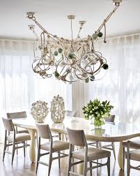 You could choose to give your living and dining areas a french look, with wooden rafters, light hued decor, a long wooden family table and matching chairs arranged in a row. Interior Design Ideas For A Glamorous Dining Room