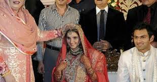 Sania Mirza Weds Shoaib Akhtar Indian Celebrities Sania Mirza Wedding Celebrity Weddings