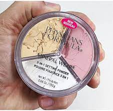 The Three Powders Inside Physicians Formula Mineral Wear 3 In 1 Setting Powder Bottom Hard Candy Makeup Setting Powder Beauty Products Drugstore