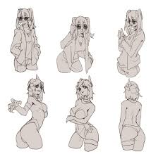 Artstation Practice Guigu Z Art Reference Poses Outline Art Anime Poses Reference Great for practicing artists or people who have trouble with proportioning. practice guigu z art reference poses