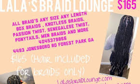 We take our time and make sure your hair is done right the first time. Lala S Braid Lounge Book Appointments Online Booksy