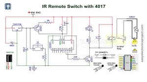 555 timer acts as a pulse generator providing an input to the 4017 counter ic. Ir Sensor Switch With Ic 4017 Project Electronics Projects
