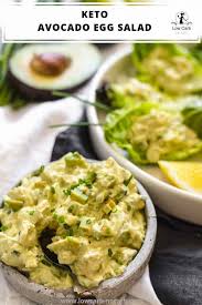 Easy Healthy And Creamy Keto Avocado Egg Salad With No Mayo Is The Way You Have Been Craving For Dash Of L Avocado Egg Salad Egg Salad Salad Recipes Low Carb