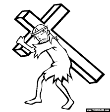 I hand out the malchus mask and the kids loved it when they saw the ear was removable! Bible Stories Online Coloring Pages