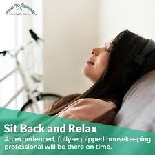 Sit Back And Relax An Experienced Fully Equipped Housekeeping Professional Will Be There On Time Maidto Cleaning Ceiling Fans Clean Sink Cleaning Ceilings