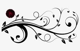 Kualitas tinggi tangan dicat abstrak bunga hitam dan putih unik. Spiral Plant Vektor Bunga Hitam Putih Png Free Transparent Clipart Clipartkey