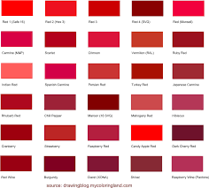For an example of this color, see colors by name. Longest List Of Different Shades Of Red Color All Are Presented With Names And Hex Code Values Shades Of Red Color Different Shades Of Red Red Color Names