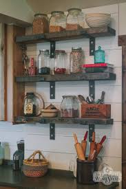 Is diy open shelving a farmhouse thing? Farmhouse Open Kitchen Shelves Layjao