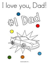 I love you mom coloring pages. I Love You Dad Coloring Page Twisty Noodle