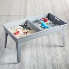 Shop Sand And Water Table For Kids Our Sand Amp Water Table Features A Sturdy Construction Amp Two Bi Kids Water Table Sand And Water Table Backyard Toys