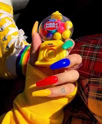 Polvo acrílico para uñas set de 12 colores manicure dama. Style Image Tendencia Unas 2019 Muchos Colores Facebook