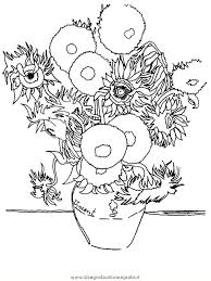 Www Disegnidacoloraregratis It Disegni Misti 18274 Disegno 18274 Van 20gogh 20 20i 20girasoli 20 Php Arte Famosa Disegni Da Colorare Girasoli Di Van Gogh