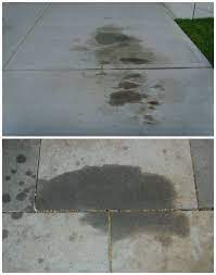 Spray a degreaser on deep stains and allow it to soak for three to five minutes. 5 Foolproof Ways To Remove Grease And Oil Stains From Concrete Cleaning Hacks House Cleaning Tips Glass Cooktop