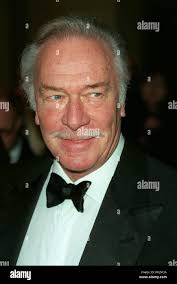 CHRISTOPHER PLUMMER 10TH ELLA AWARD BEVERLY HILLS LA USA 25 April 2001  Stock Photo