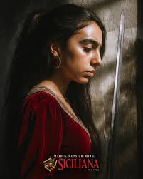 𝗢𝗻𝗲 𝘄𝗼𝗺𝗮𝗻. 𝗢𝗻𝗲 𝗯𝗹𝗮𝗱𝗲. 𝗢𝗻𝗲 𝗿𝗲𝘃𝗼𝗹𝘂𝘁𝗶𝗼𝗻. Can one  act of defiance change history? Before the Sicilian Vespers rose in revolt  and reckoning in 1282, there was 𝘩𝘦𝘳...a daughter of Etna, forged in