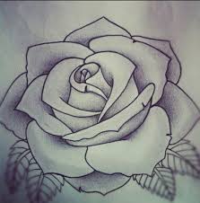 Rose Sketch Rose Tattoo Design Roses Drawing Tattoo Stencils