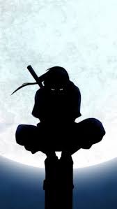 Naruto Uchiha Itachi Silhouette The Iphone Wallpapers Itachi Itachi Uchiha Art Naruto Uzumaki