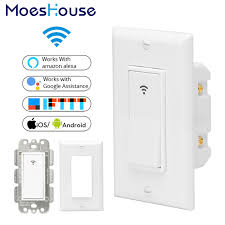 Wifi Smart Wall Light Switch Smart Life Tuya App Remote Control Works With Amazon Alexa Echo Google Home Ifttt Switches Aliexpress