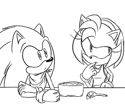 Sonamy Como Dibujar A Sonic Fotos Graciosas De Sonic Sonic Y Amy