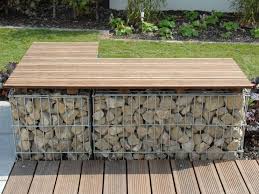 Gabionen Sitzbank Gabionen Sitzbank Outdoor Dekorationen Gartengestaltung