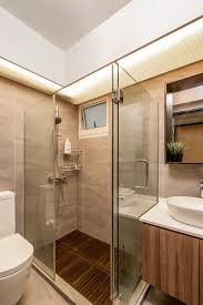 Majority of the new bto hdb and condo will use this type of toilet door as it is more space saving in our showroom, we display all types of design for you to mix and match to build your dream toilet door. Woodcress Hdb Bto Contemporary Bathroom Singapore By Zee And Marina Photography Houzz